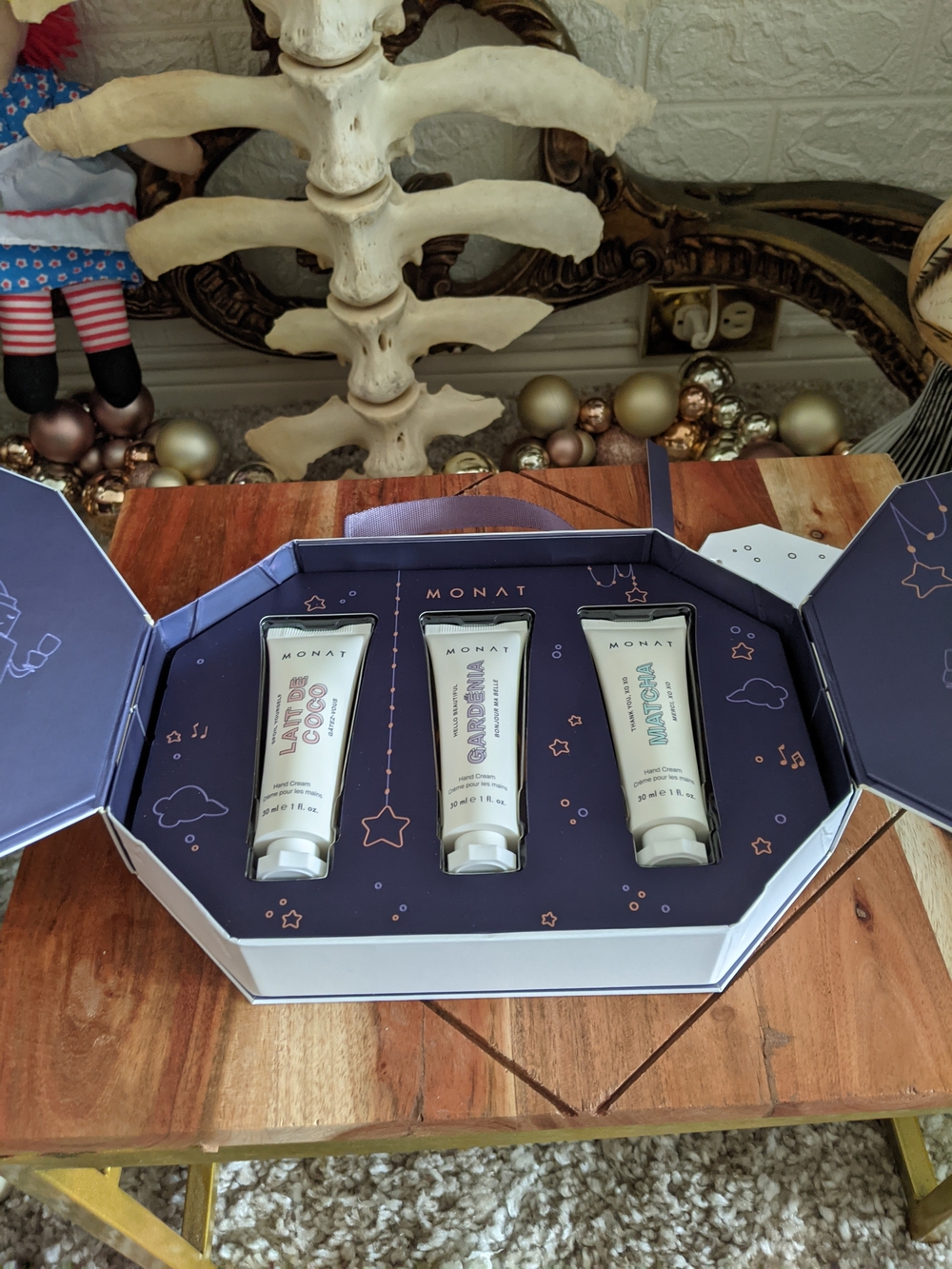 MONAT Trio Hand Cream Set - Lait De Coco, Gardenia, Matcha - Gift Boxed